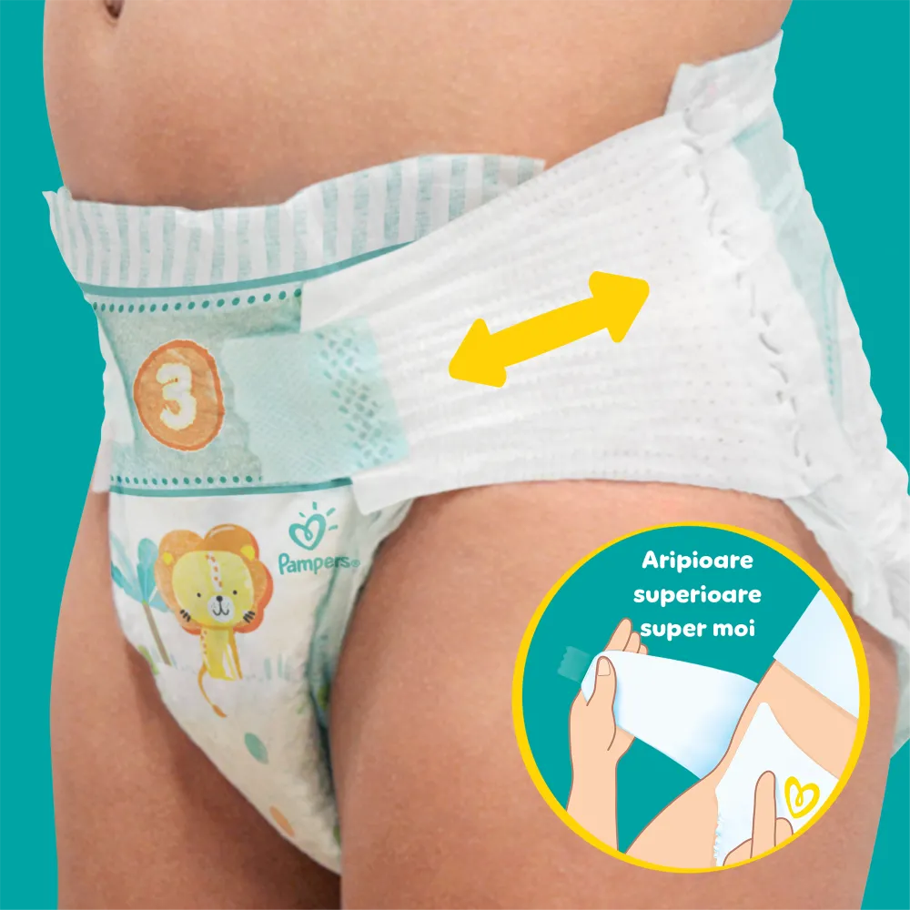 Scutece Pampers Active Baby XXL Box, Marimea 4, 9 -14 kg, 180 bucati
