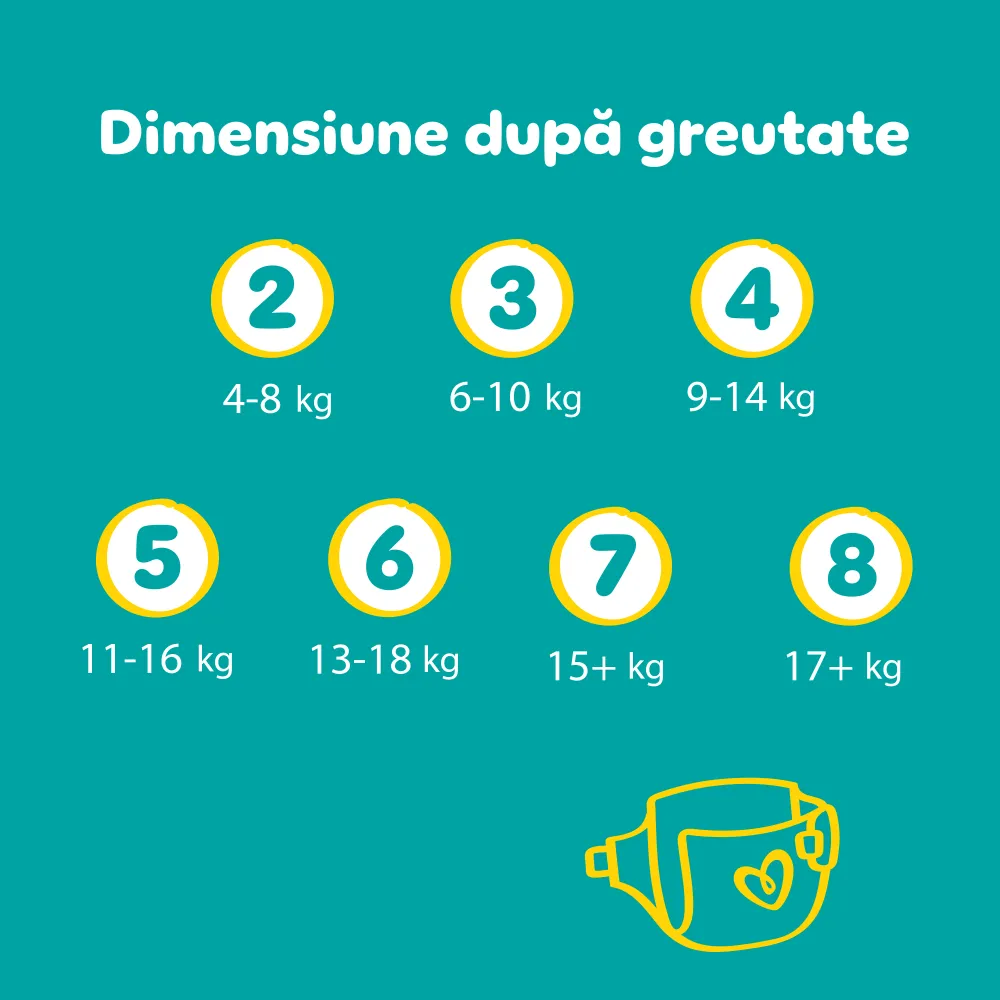 Scutece Pampers Active Baby XXL Box, Marimea 5, 11-16 kg , 150 bucati