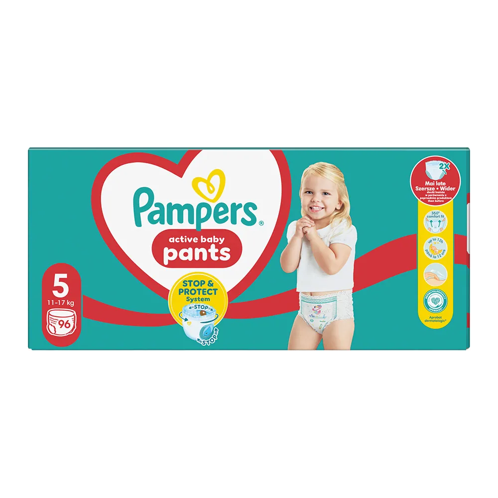 Scutece Pampers nr 5 Pants (12-17 kg), 96 buc