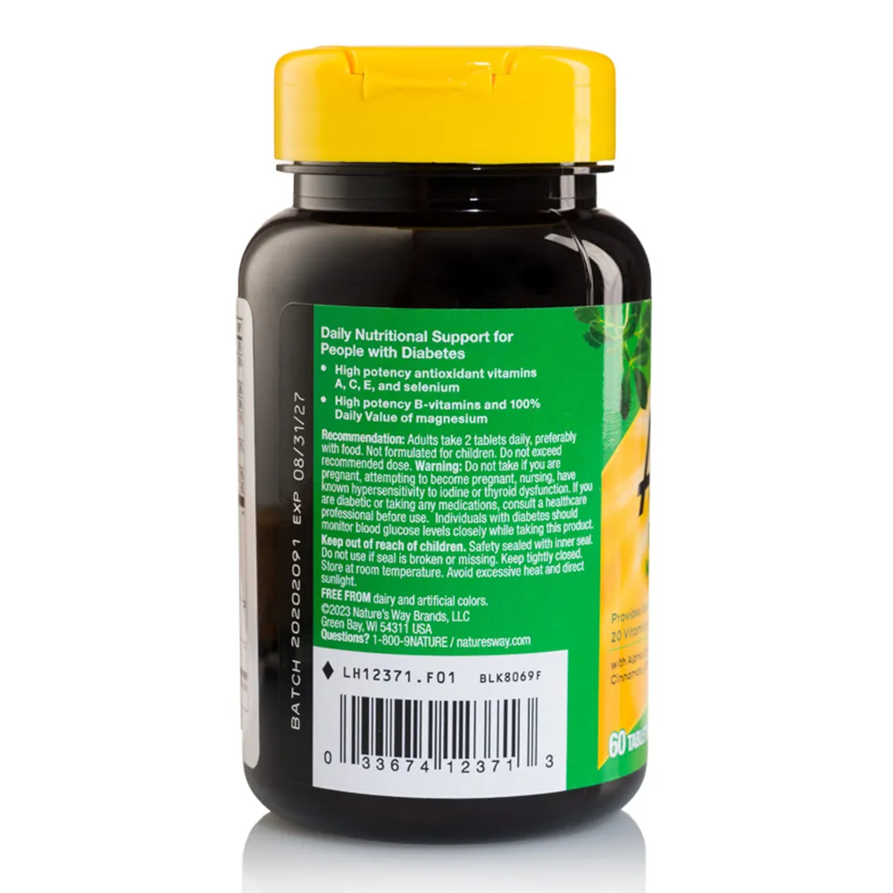 Diabetic Multivitamin Alive Nature's Way, 60 tablete, Secom