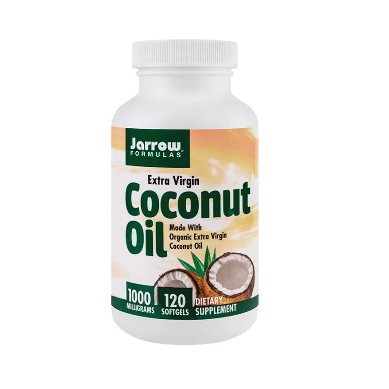 Coconut Oil Extra Virgin 1000mg, 120 capsule moi, Secom