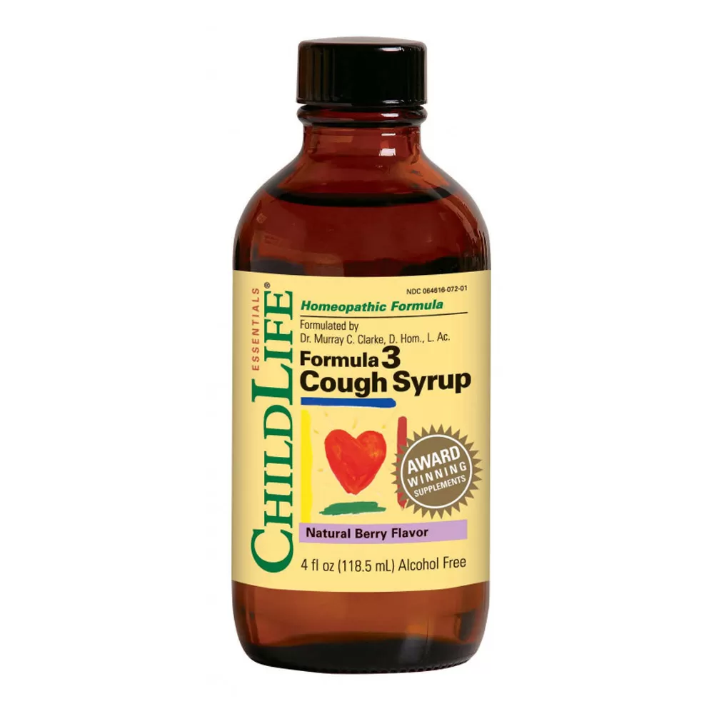 Cough Syrup gust de fructe Childlife Essentials, 118.5 ml, Secom