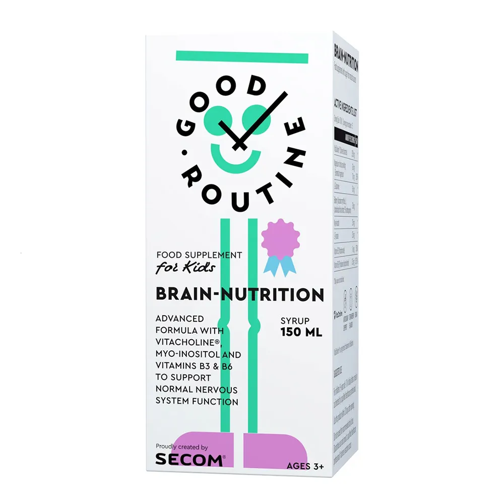 Sirop Good Routine Brain-Nutrition for Kids, 150ml, Secom