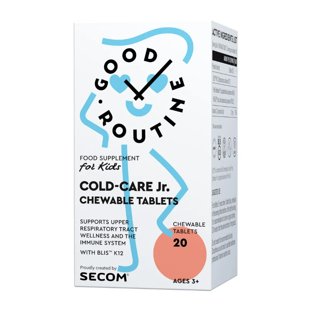 Cold-Care Jr For Kids, 20 tablete masticabile, Good Routine