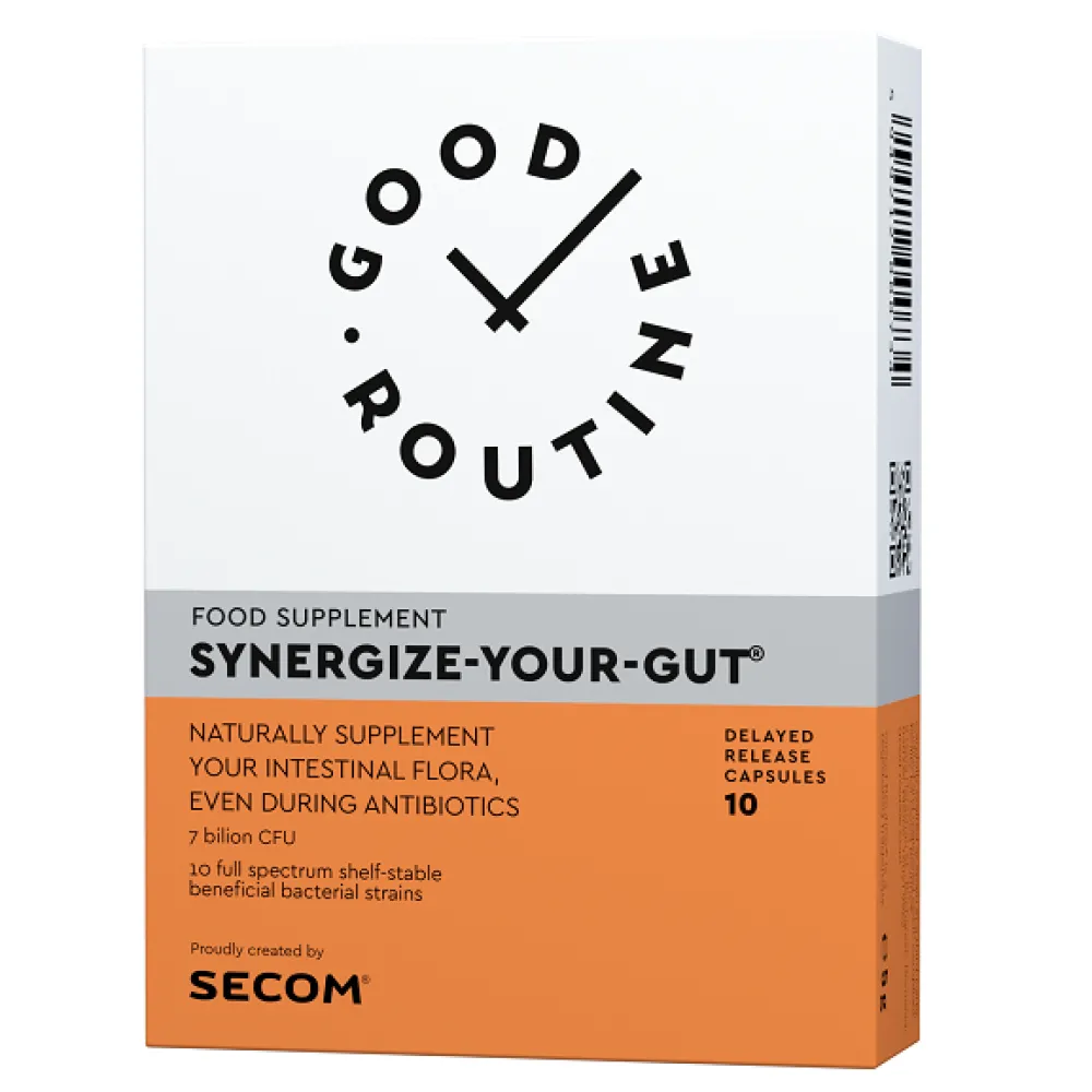 Good Routine Synergize-Your-Gut, 10 capsule, Secom