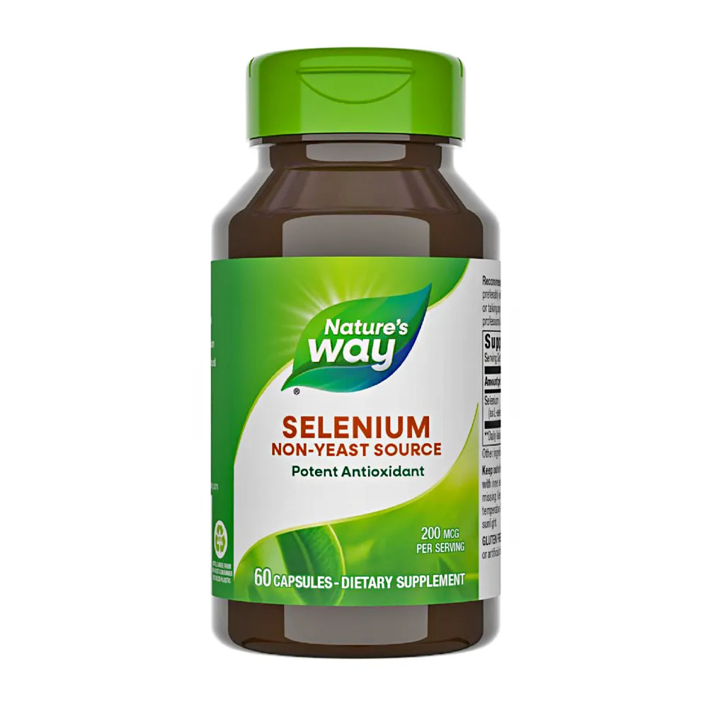 Selenium 200 mcg Nature's Way, 60 capsule, Secom