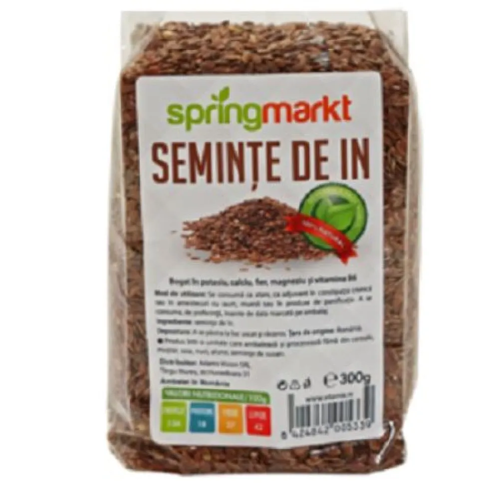 Seminte de In, 300 g, Spring Markt