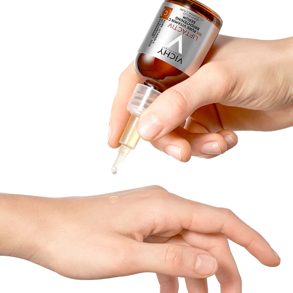 Serum cu 16% Vitamina C Pură cu Efect de Luminozitate Liftactiv, 20 ml, Vichy