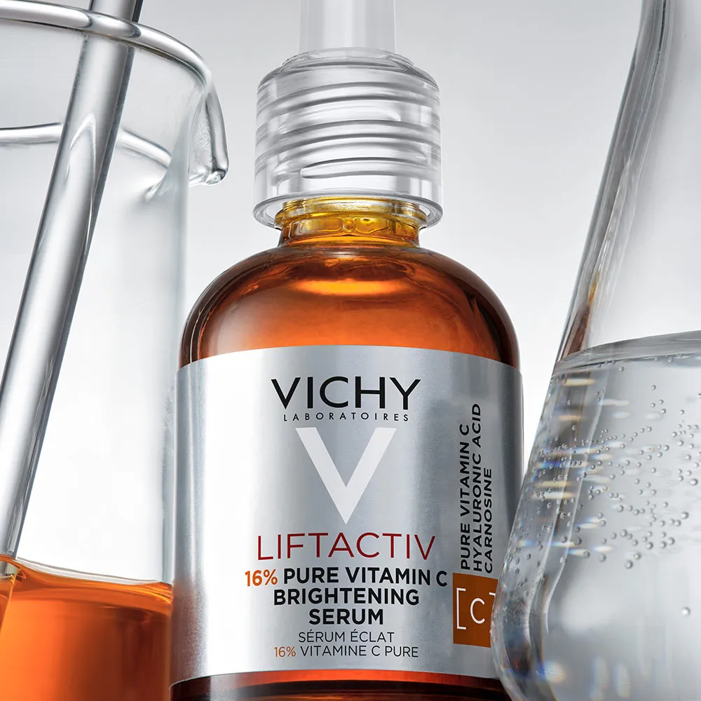 Serum cu 16% Vitamina C Pură cu Efect de Luminozitate Liftactiv, 20 ml, Vichy