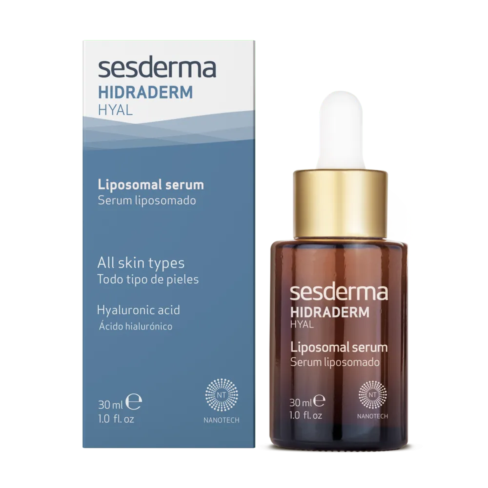 Ser hidratant cu 3 tipuri de acid hialurionic, Hidraderm Hyal, 30 ml, Sesderma