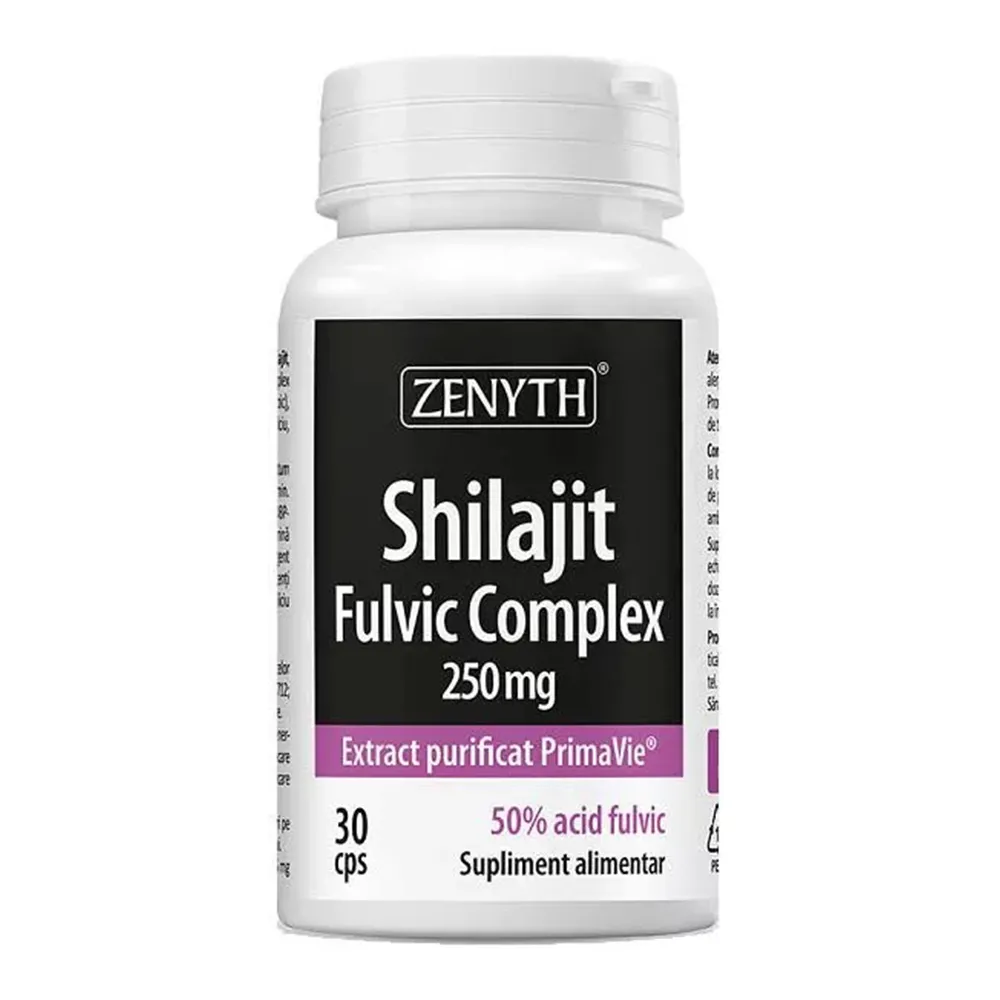 Complex Shilajit Fulvic 250mg, 30 capsule, Zenyth