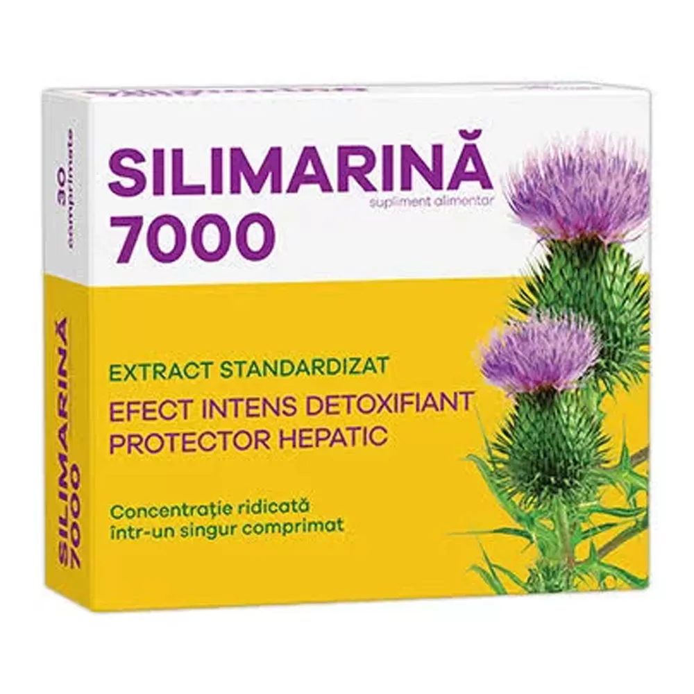Silimarina 7000, 30 comprimate, Fiterman
