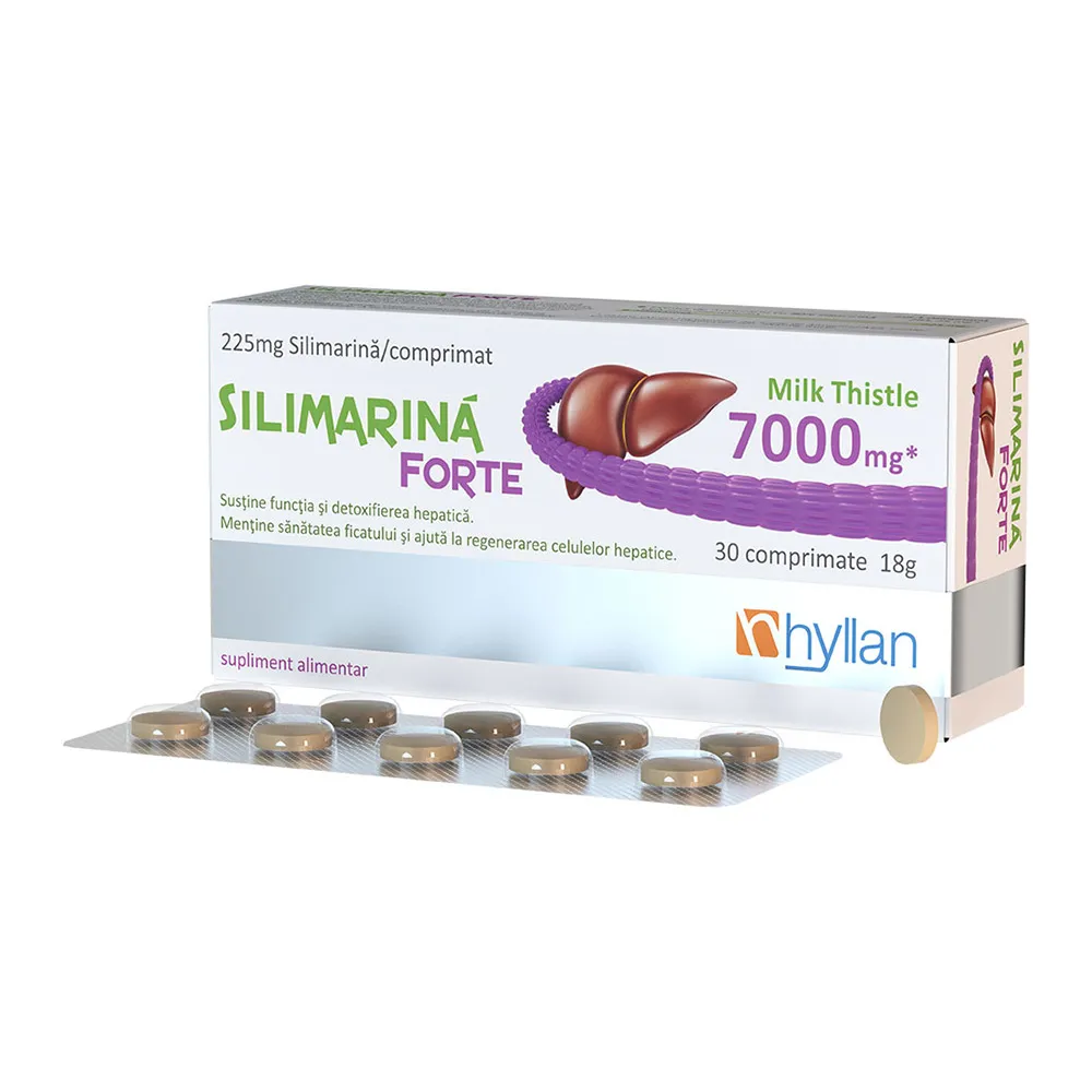 Silimarina Forte, 30 comprimate, Hyllan