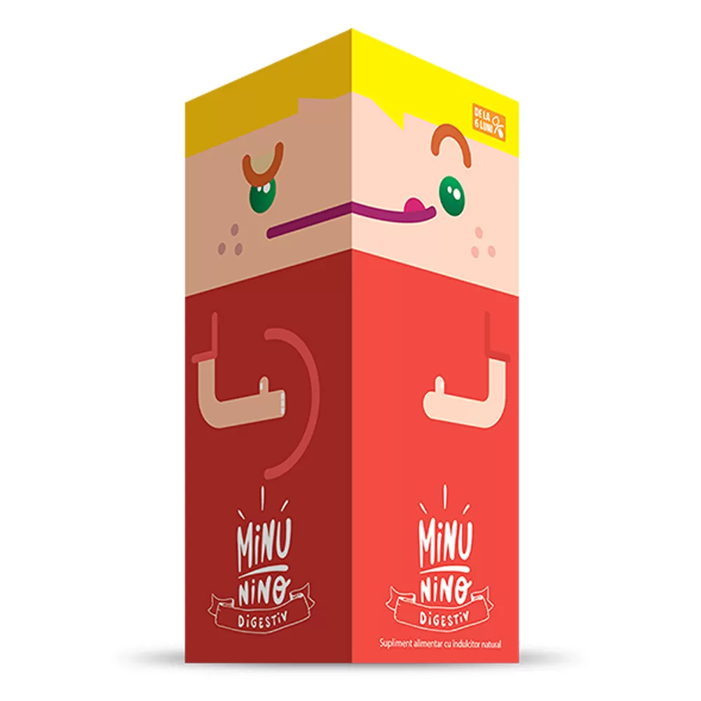 Sirop digestiv Minunino, 100 ml, Medimow