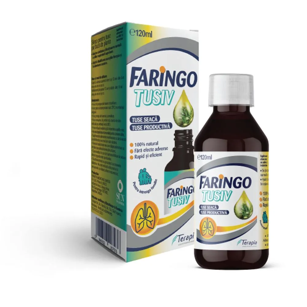 Sirop Faringo Tusiv, 120 ml, Terapia