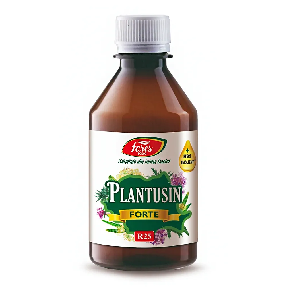 Sirop Plantusin forte, 250 ml, Fares