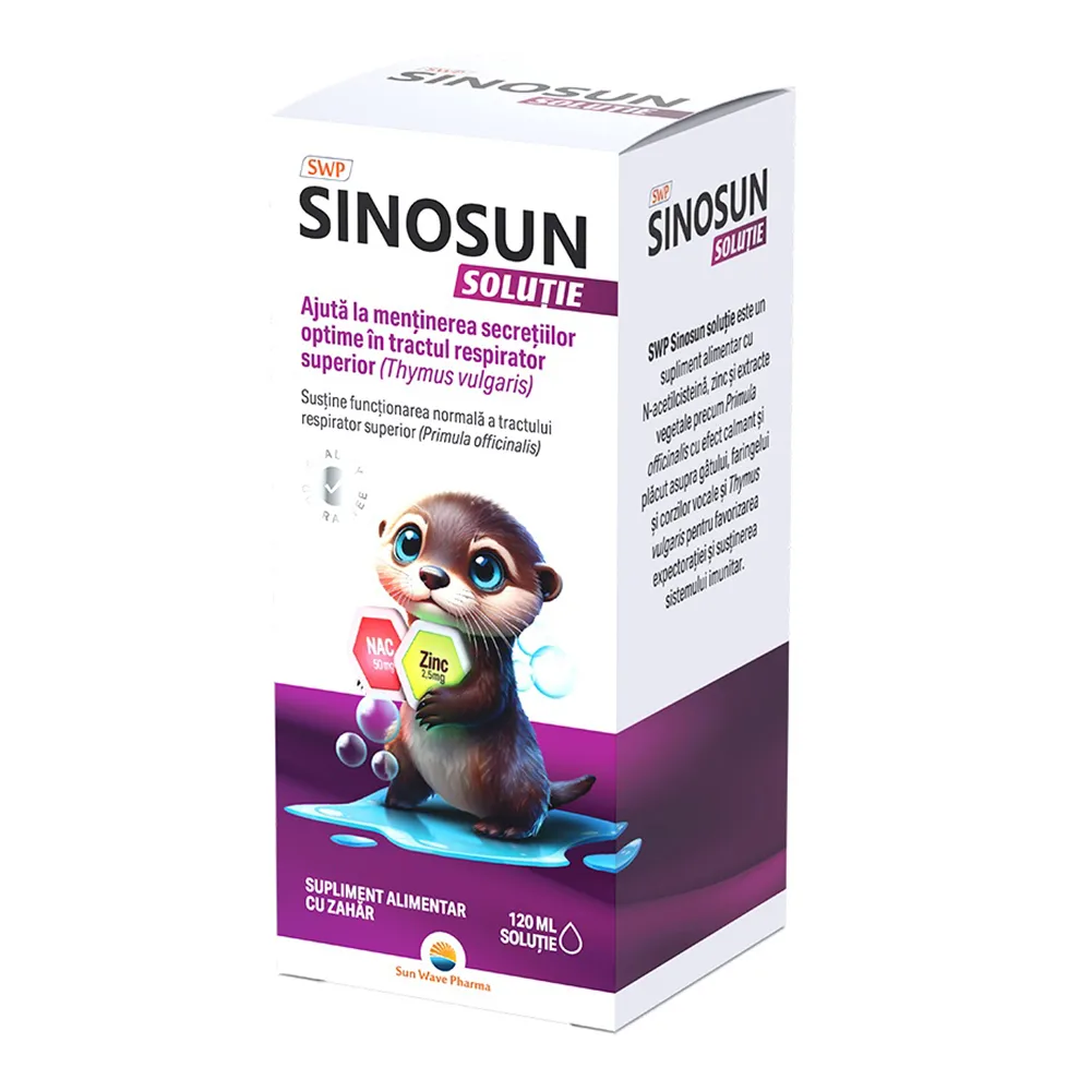 Sirop Sinosun, 120ml, Sun Wave Pharma