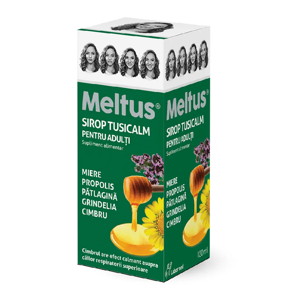 Sirop Tusicalm pentru adulti Meltus, 100ml, Labormed
