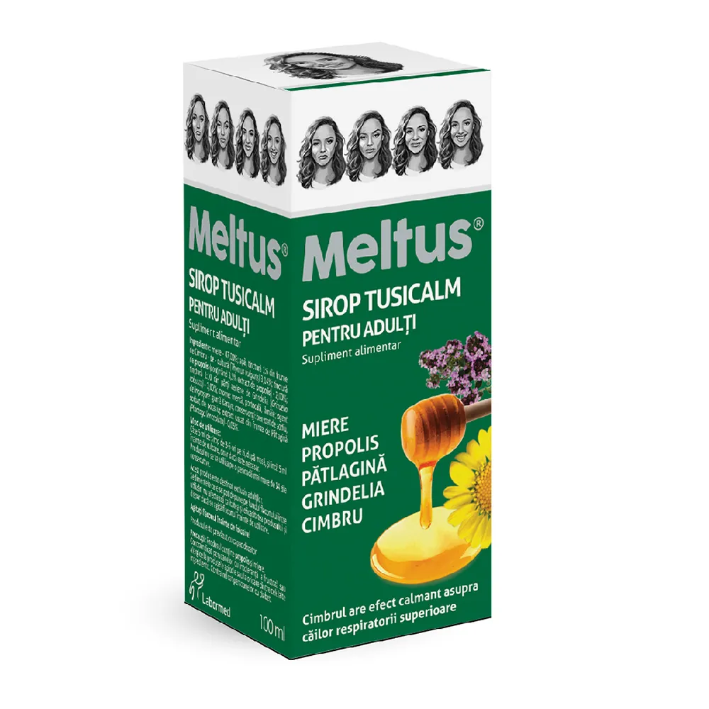 Sirop Tusicalm pentru adulti Meltus, 100ml, Labormed