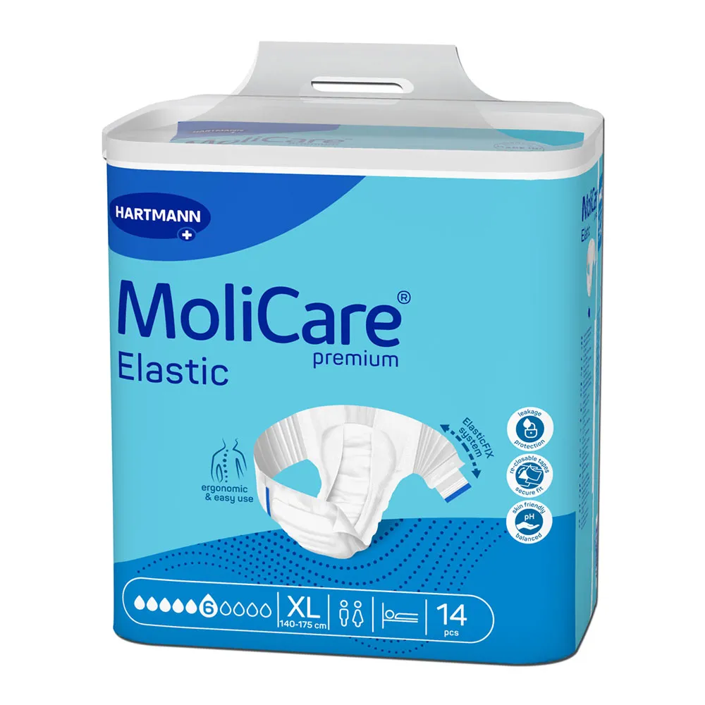 Slip pentru incontinenta MoliCare Premium Elastic 6 PIC marime XL (165274), 14 bucati, Hartmann