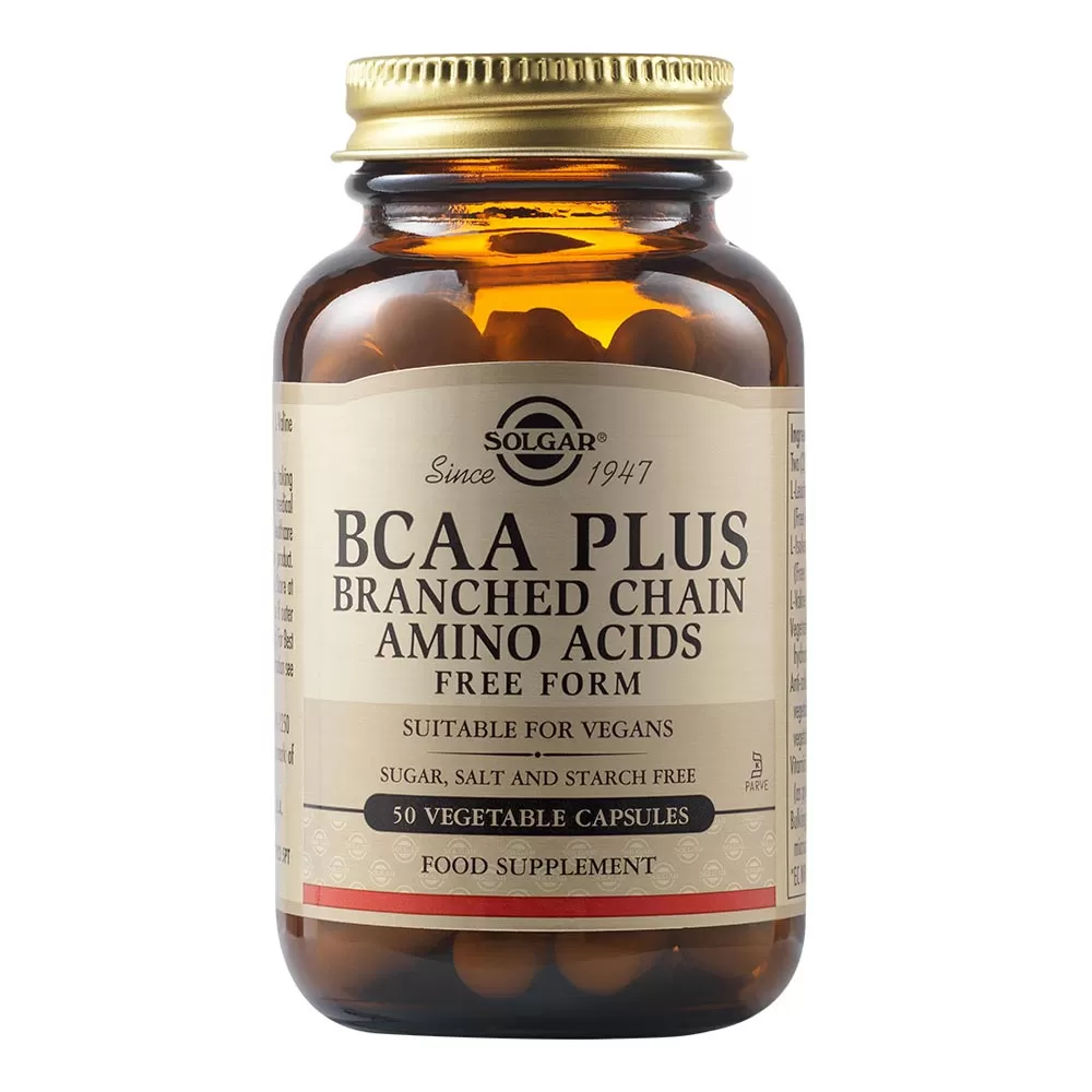 BCAA Plus, 50 capsule, Solgar