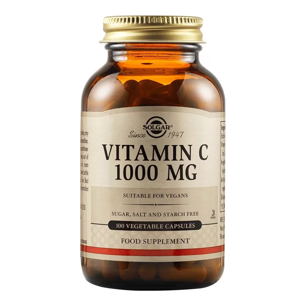 Vitamina C 1000mg, 100 capsule, Solgar
