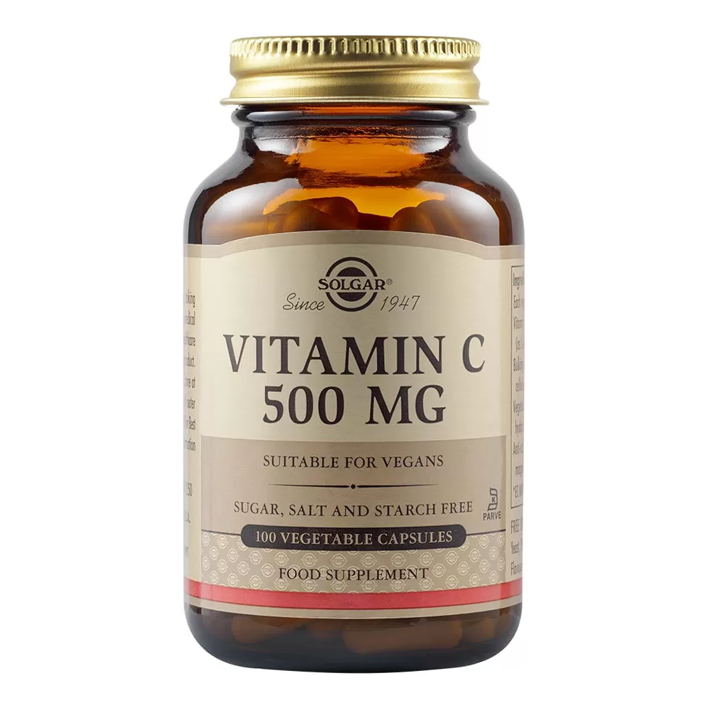 Vitamina C 500mg, 100 capsule, Solgar