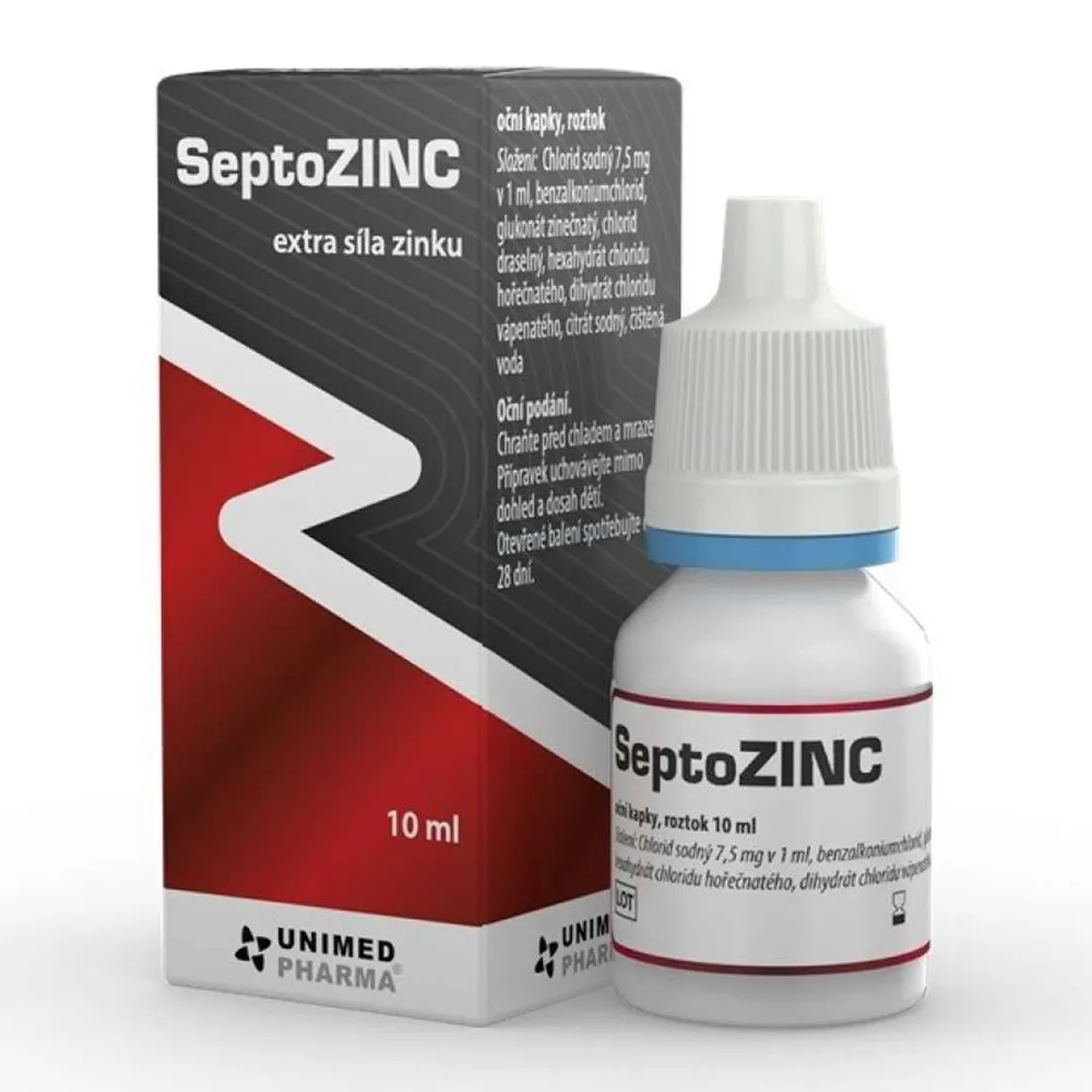 Solutie izotonica SeptoZINC, 10 ml, Unimed Pharma