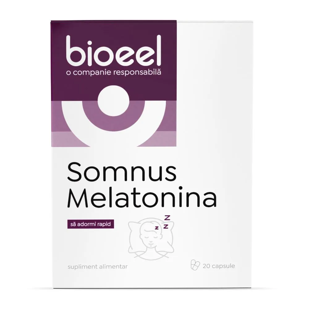 Somnus Melatonina, 20 comprimate, Bioeel