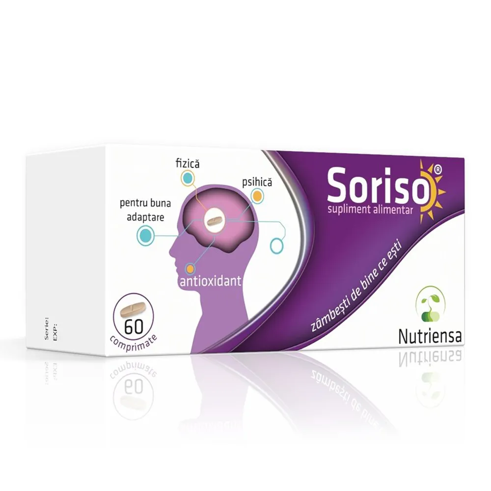 Soriso, 60 comprimate, Antibiotice SA