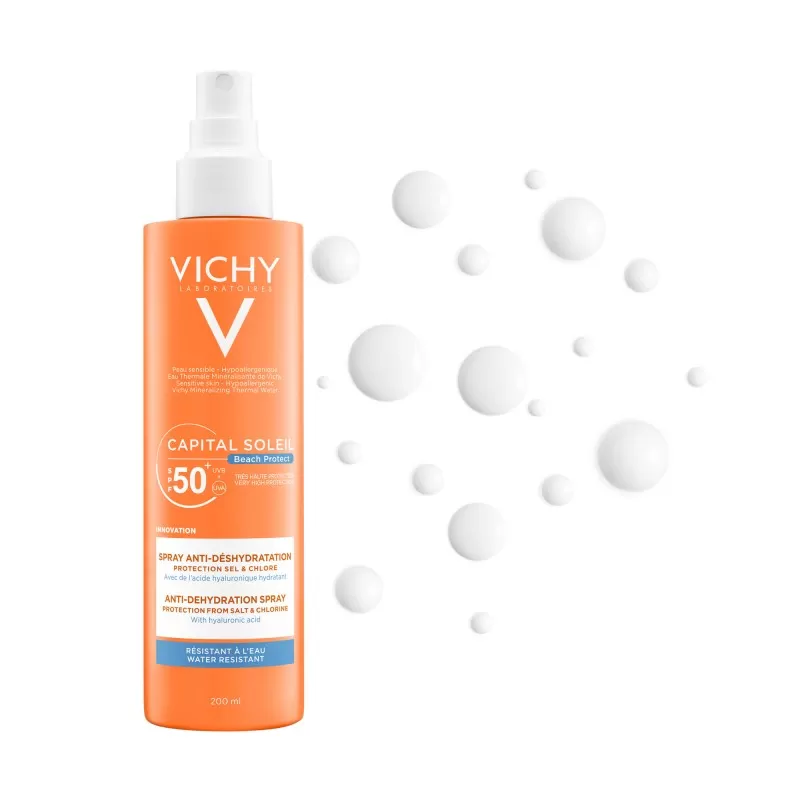 Vichy Capital Soleil Spray Anti Deshidratare Pentru Protectie Solara Spf50+ x 200 ml