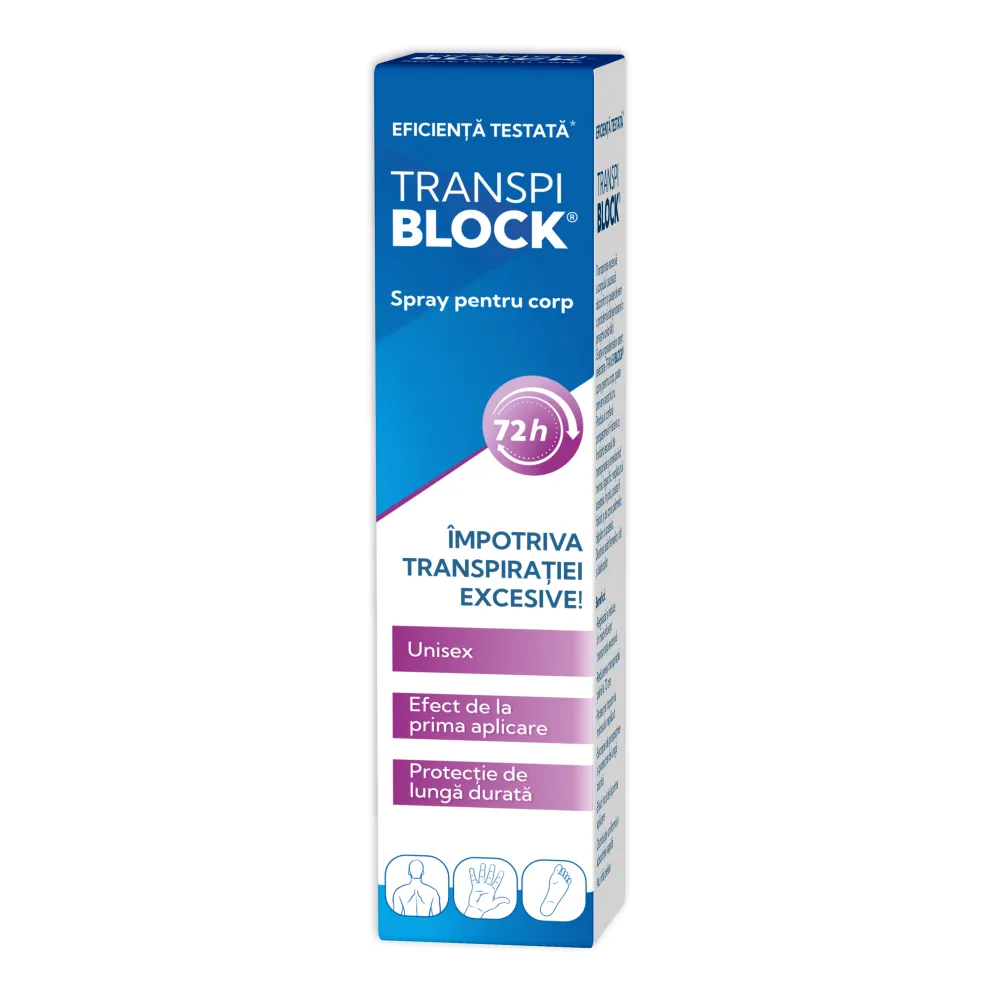 Spray Corp Transpiblock, 100ml, Zdrovit