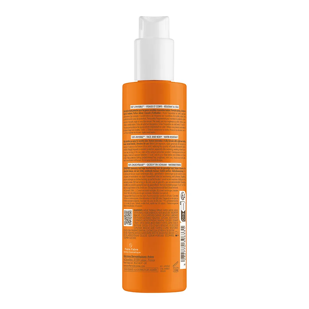 Spray Invisible SPF50, 200ml, Avene