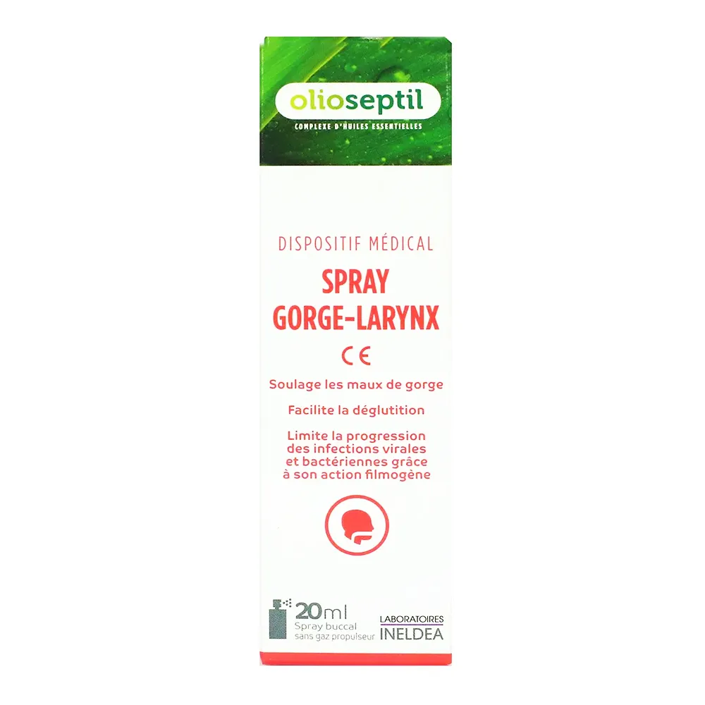 Spray pentru gat Gorge Larynx Olioseptil, 20 ml, Laboratoires Ineldea