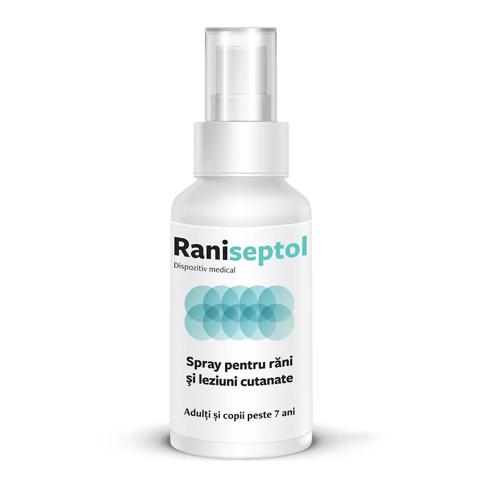 Spray pentru rani si leziuni cutanate Raniseptol, 125ml - Zdrovit