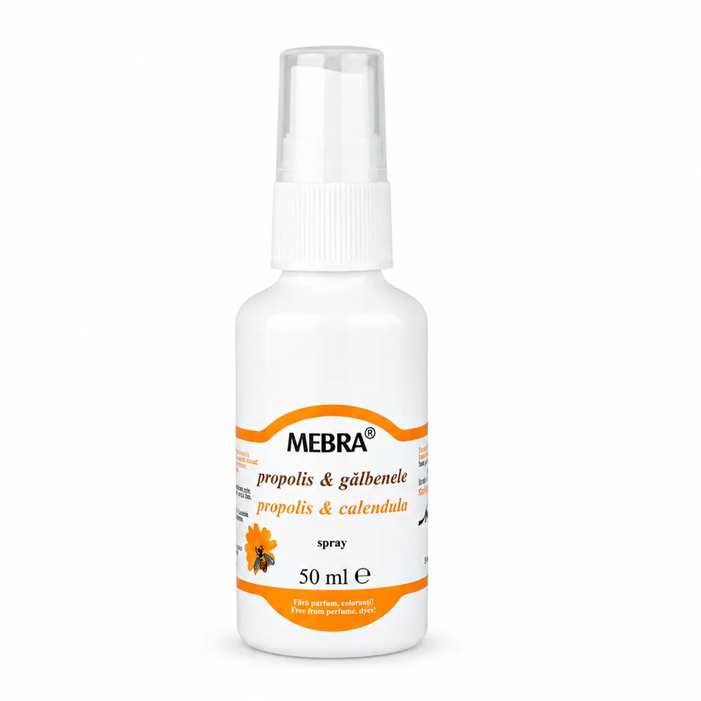 Spray Propolis + Galbenele, 50 ml - Mebra