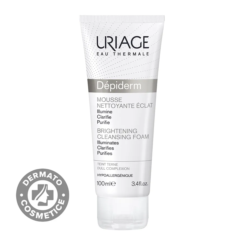 Spuma de curatare depigmentanta pentru ten tern Depiderm, 100 ml, Uriage