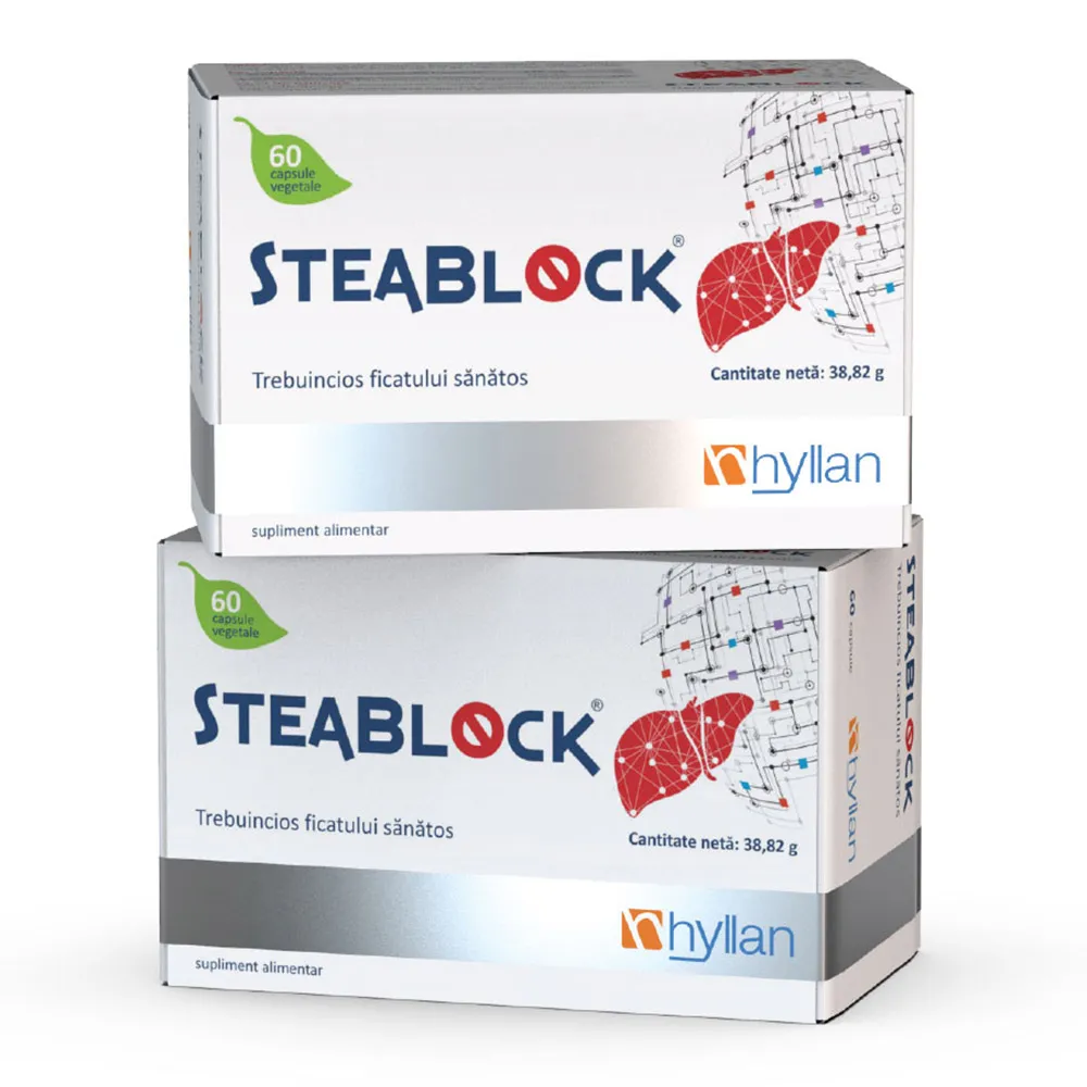 Pachet Steablock, 60 capsule + 60 capsule, Hyllan