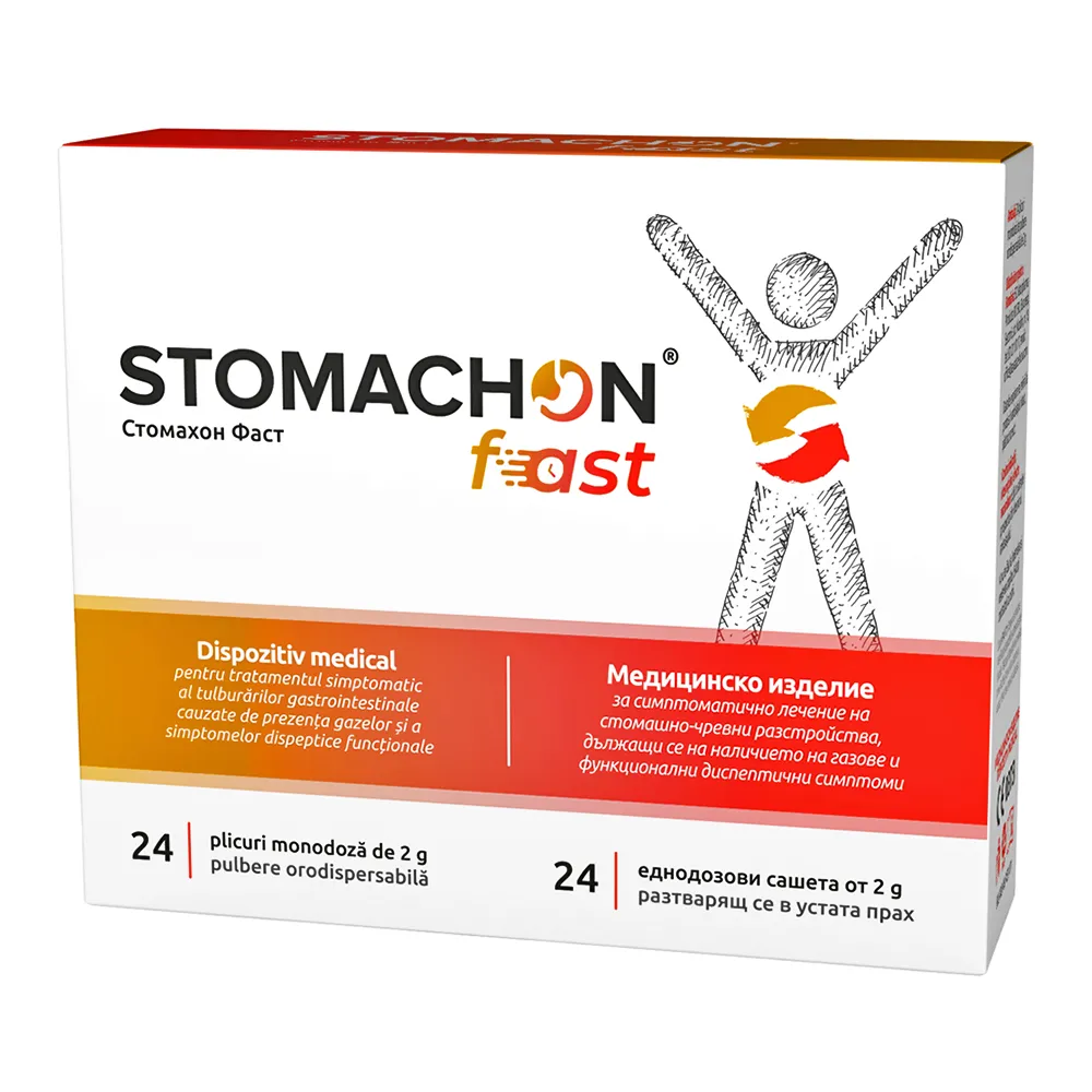 Stomachon Fast, 24 plicuri monodoza, Naturpharma