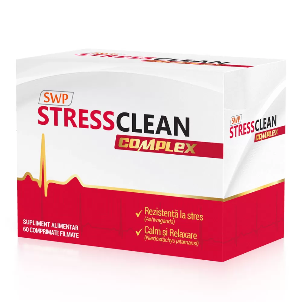 Stressclean Complex, 60 comprimate, Sun Wave Pharma