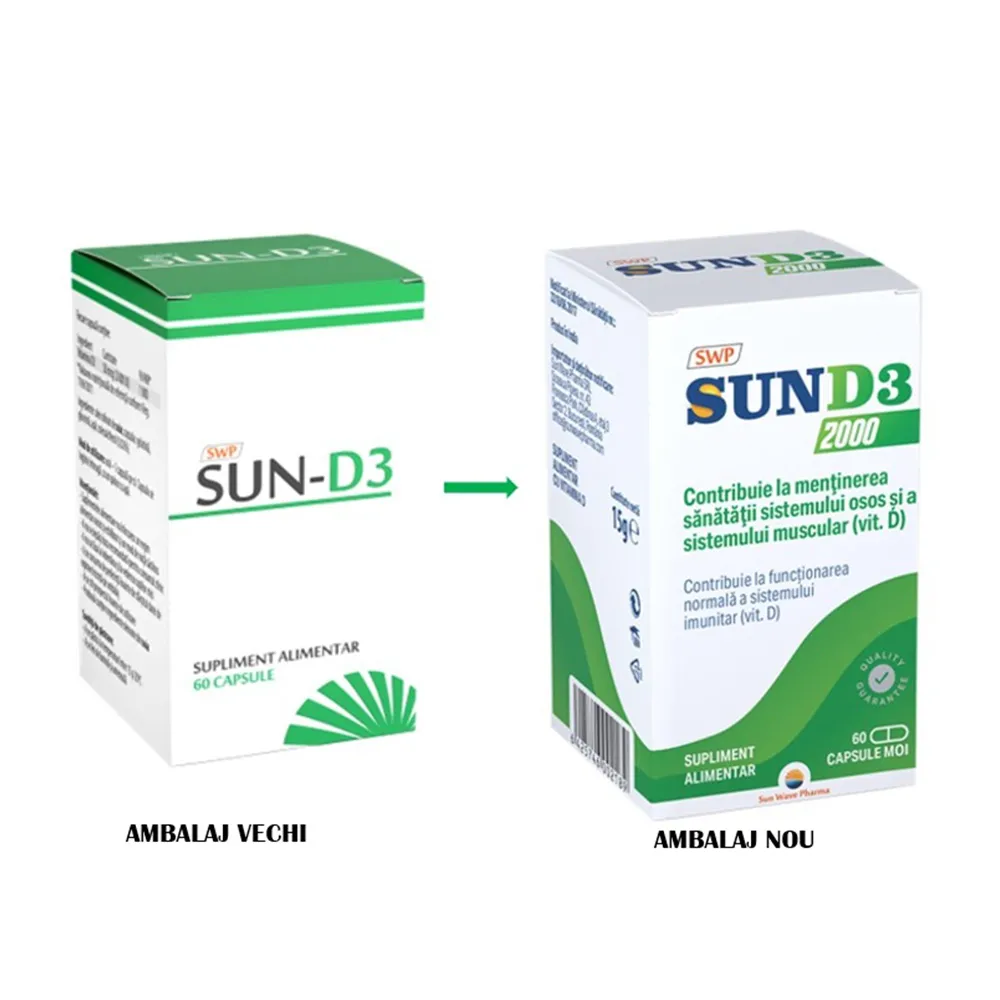 Sun D3, 60 capsule, Sun Wave Pharma