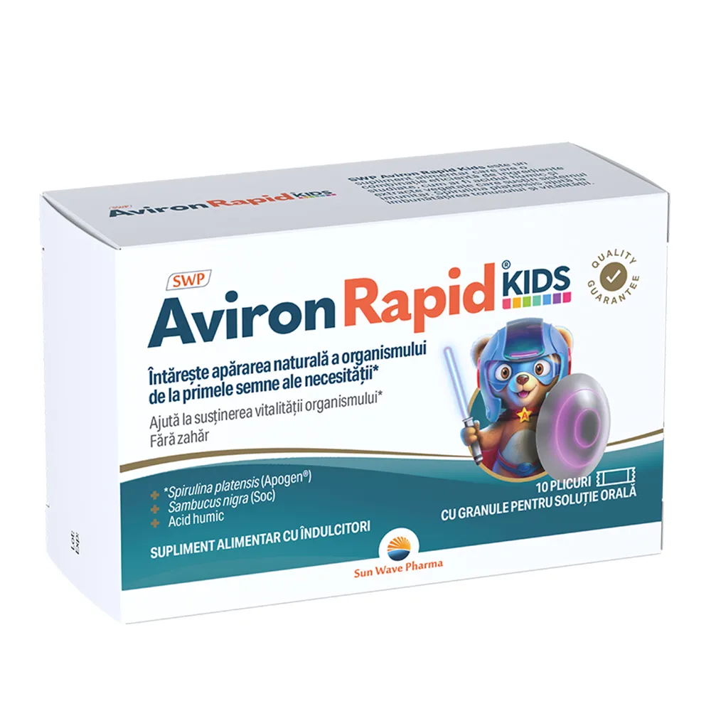 Aviron Rapid Kids, 10 plicuri, Sun Wave Pharma
