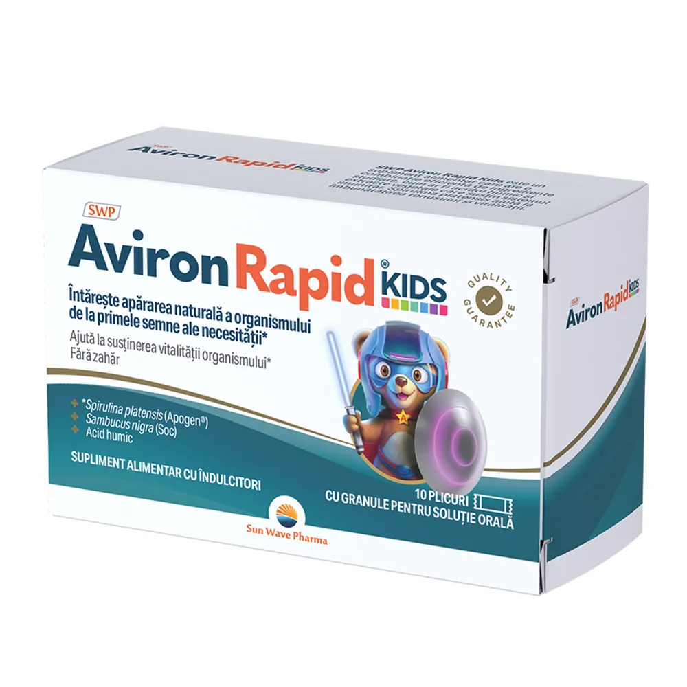 Aviron Rapid Kids, 10 plicuri, Sun Wave Pharma