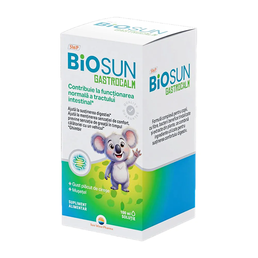 Solutie BioSun Gastrocalm, 100ml, Sun Wave