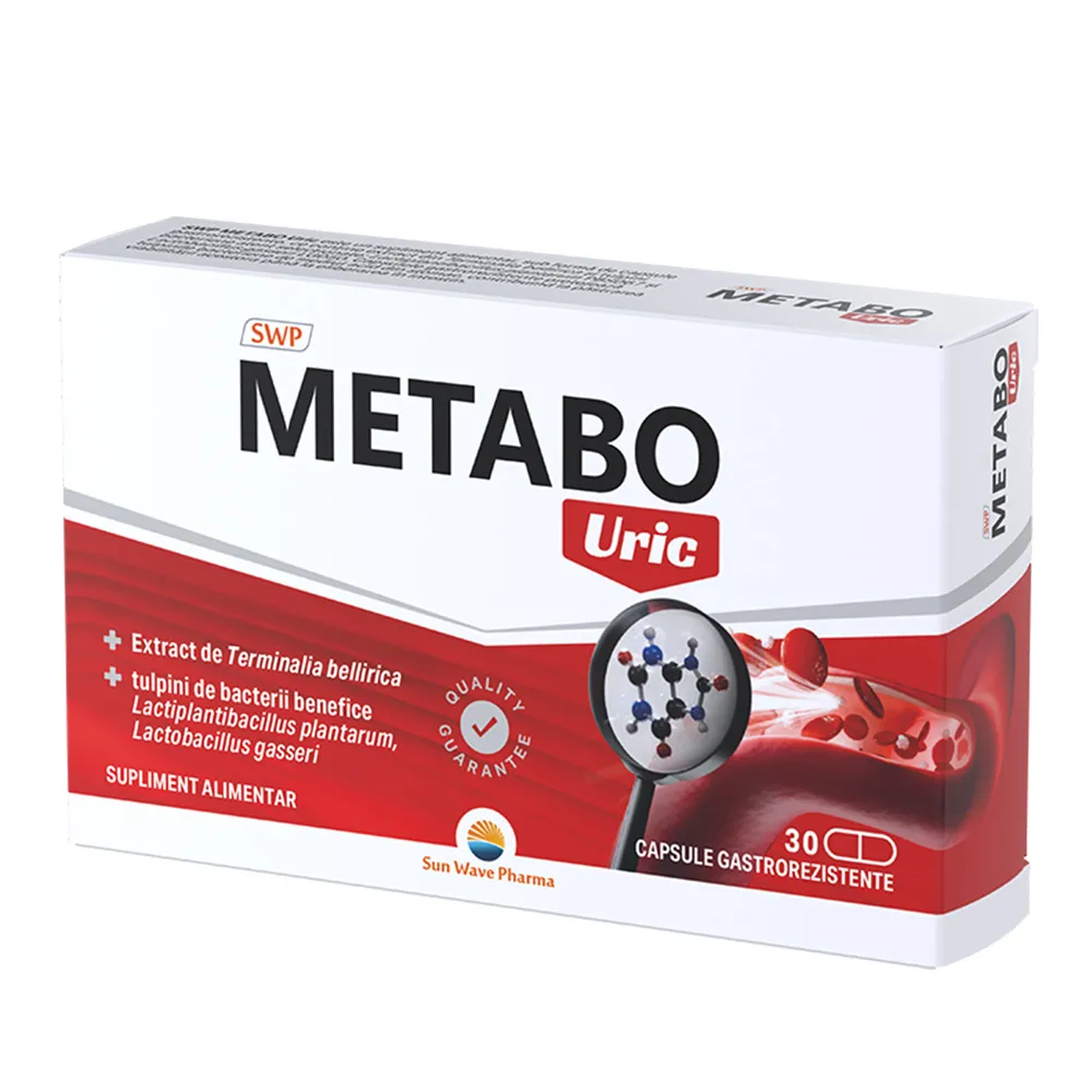 Metabo Uric, 30 capsule, Sun Wave