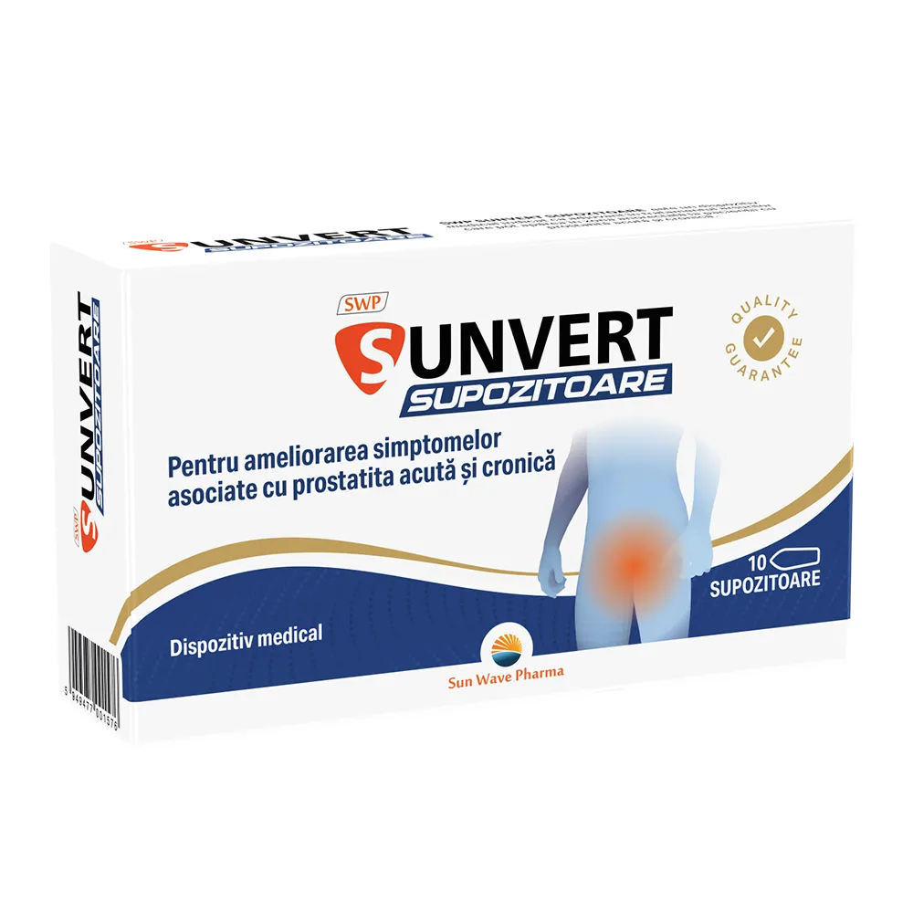 SunVert, 10 supozitoare, Sun Wave