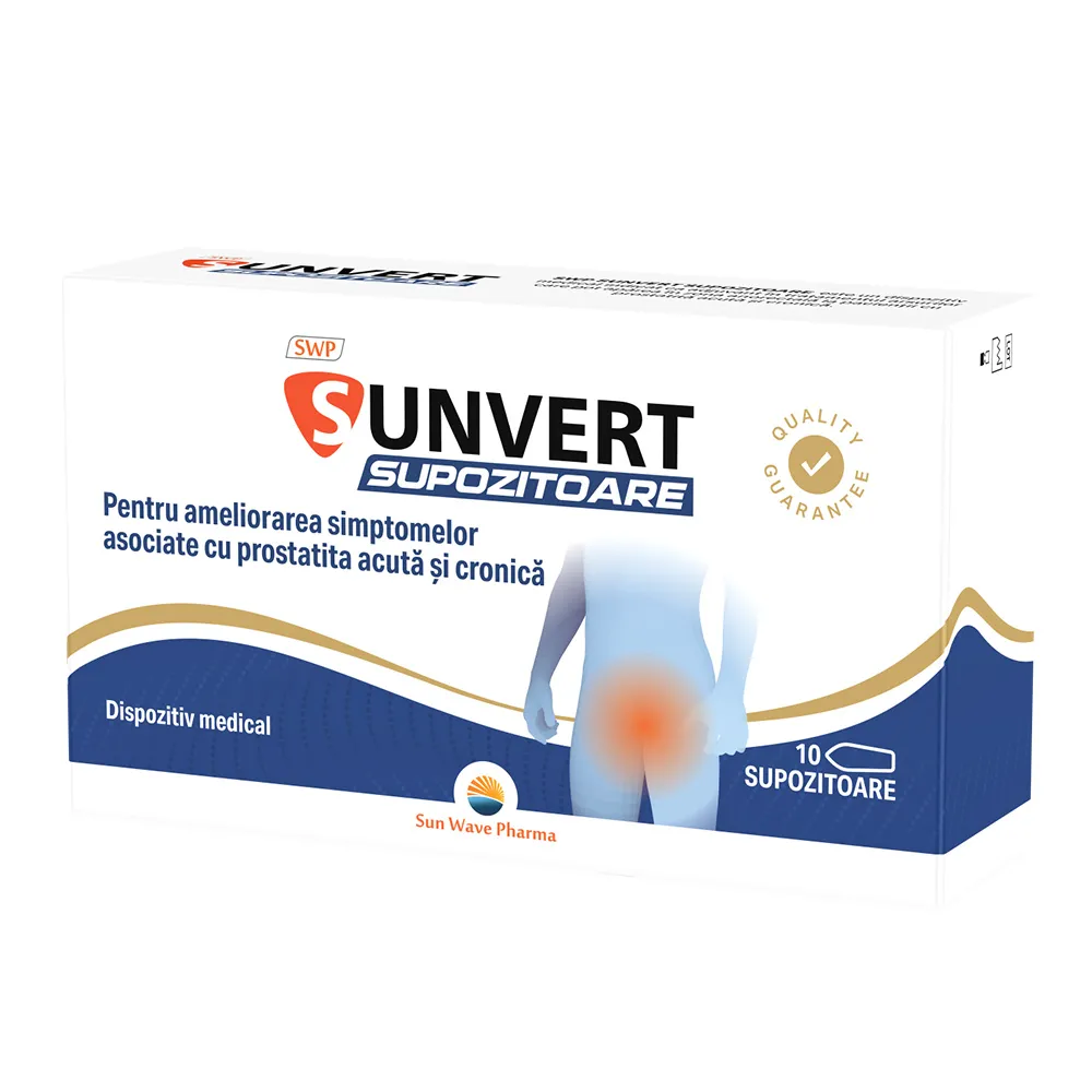 SunVert, 10 supozitoare, Sun Wave