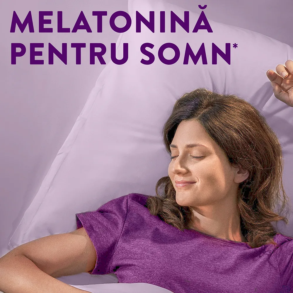 Supliment alimentar Zzzquil Natura cu melatonina, vit. B6, musetel, valeriana si lavanda, 60 jeleuri