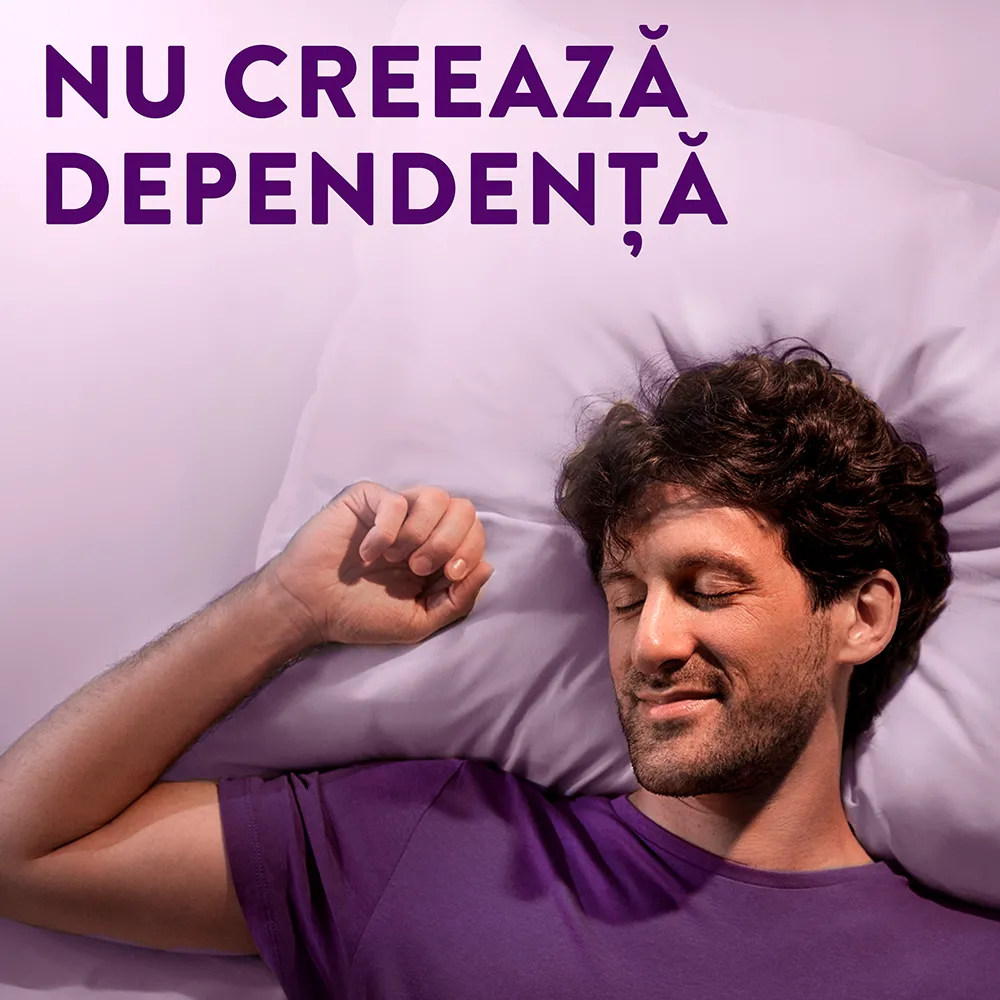 Supliment alimentar Zzzquil Natura cu melatonina, vit. B6, musetel, valeriana si lavanda, 60 jeleuri