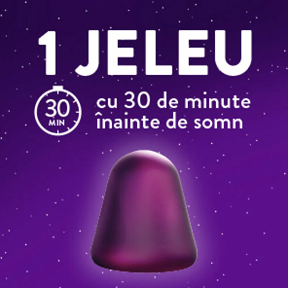 Supliment alimentar Zzzquil Natura cu melatonina, vit. B6, musetel, valeriana si lavanda, 60 jeleuri